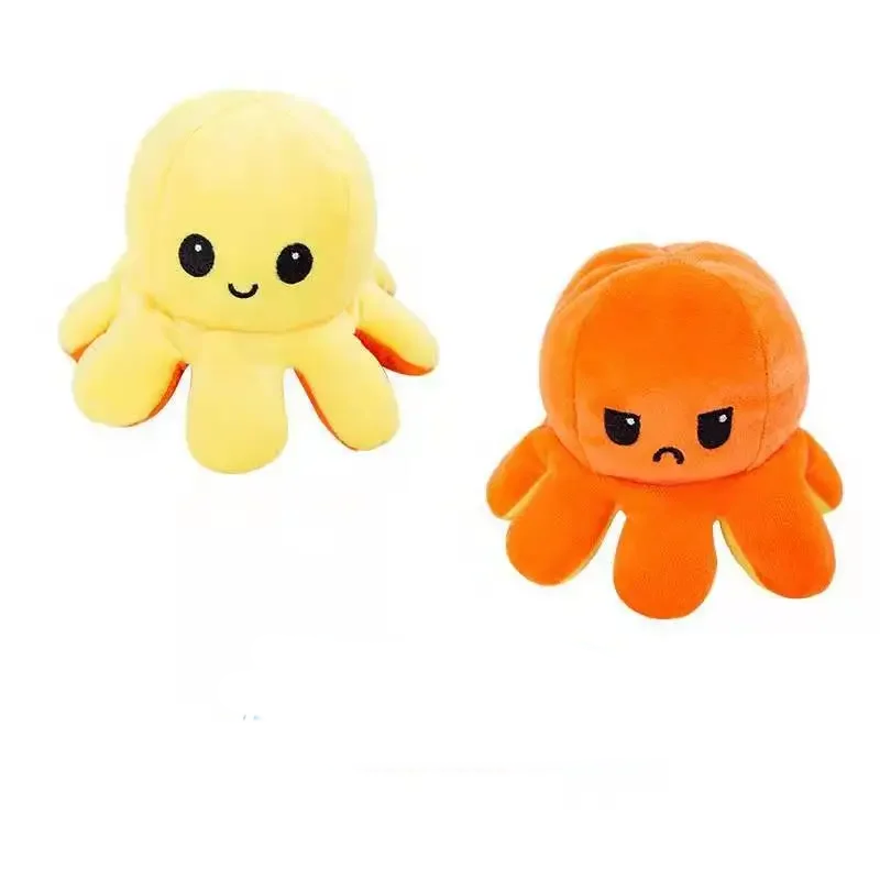 Flip Octopus knuffel (omkeerbaar)