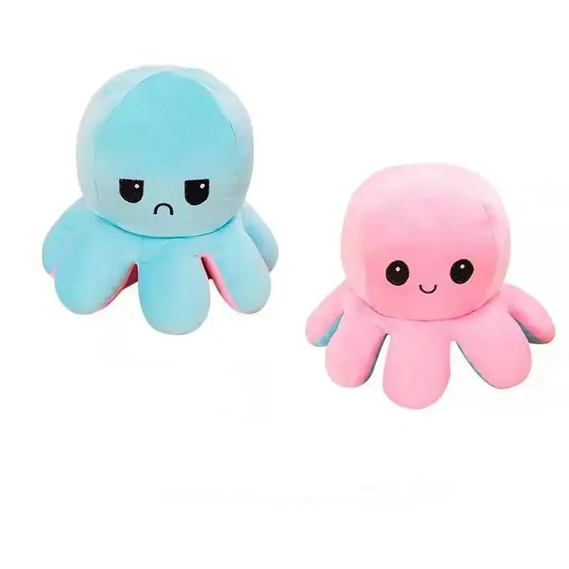 Flip Octopus knuffel (omkeerbaar)